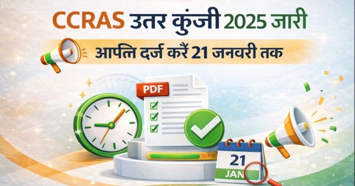 CCRAS Group A, B & C Answer Key 2025