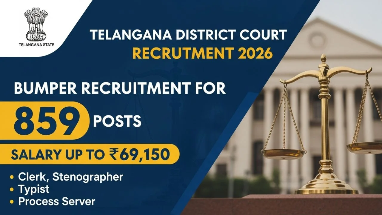 Telangana District Court Recruitment